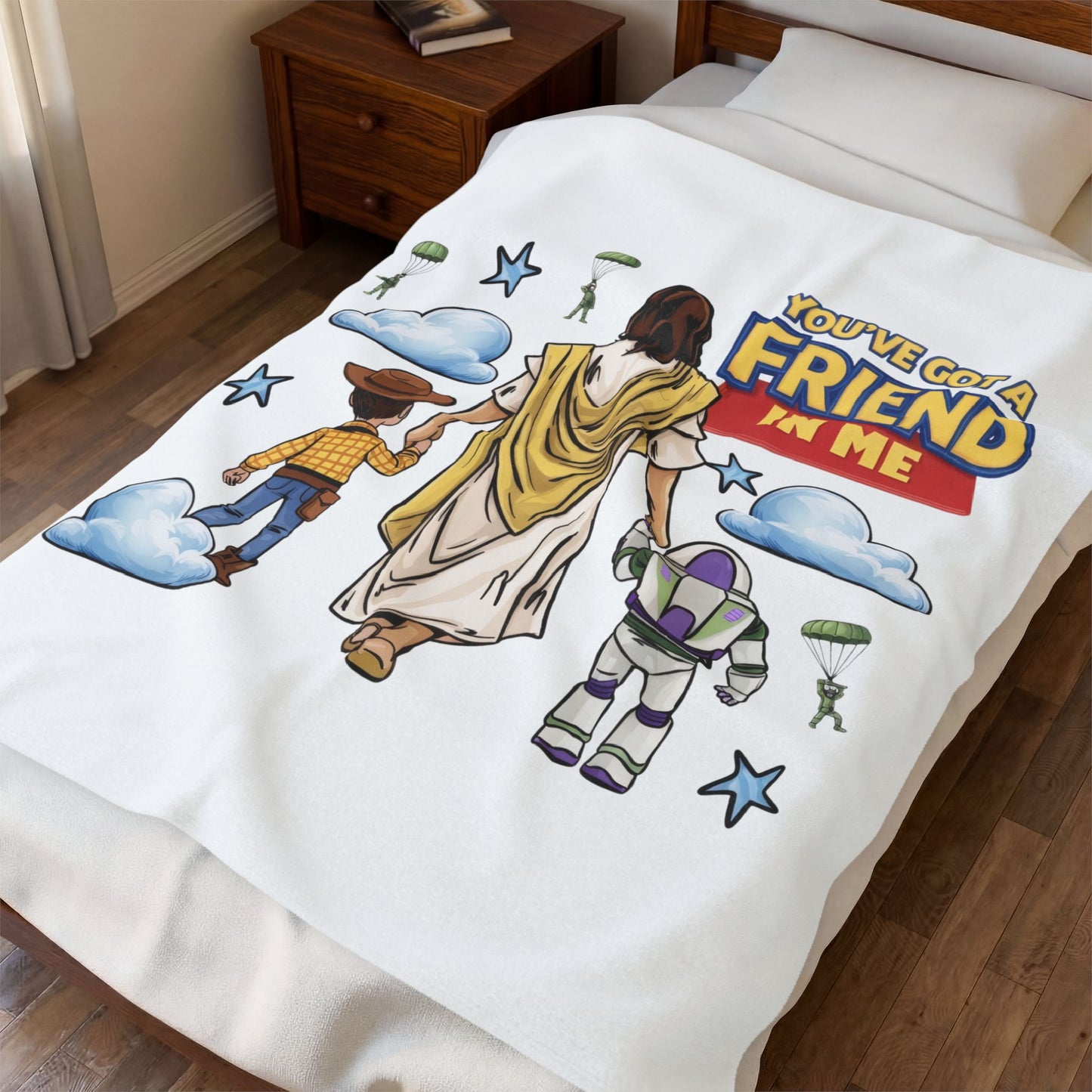 Plush Blanket — "You've Got a Friend in Me" Cozy Movie-Inspired Throw