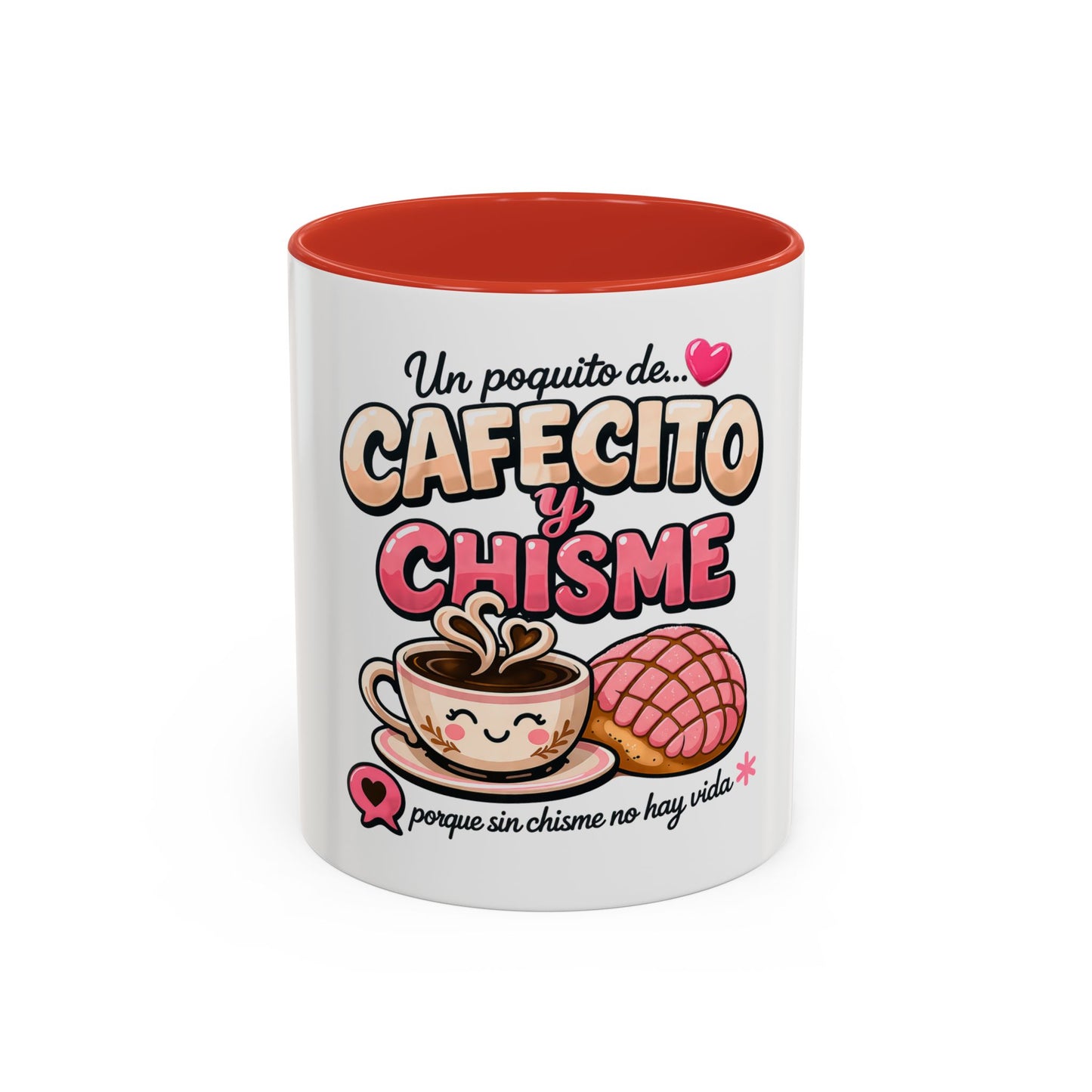 Cafecito y Chisme Accent Coffee Mug (11/15oz)