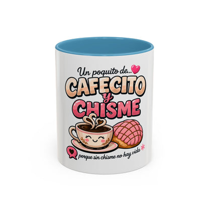 Cafecito y Chisme Accent Coffee Mug (11/15oz)