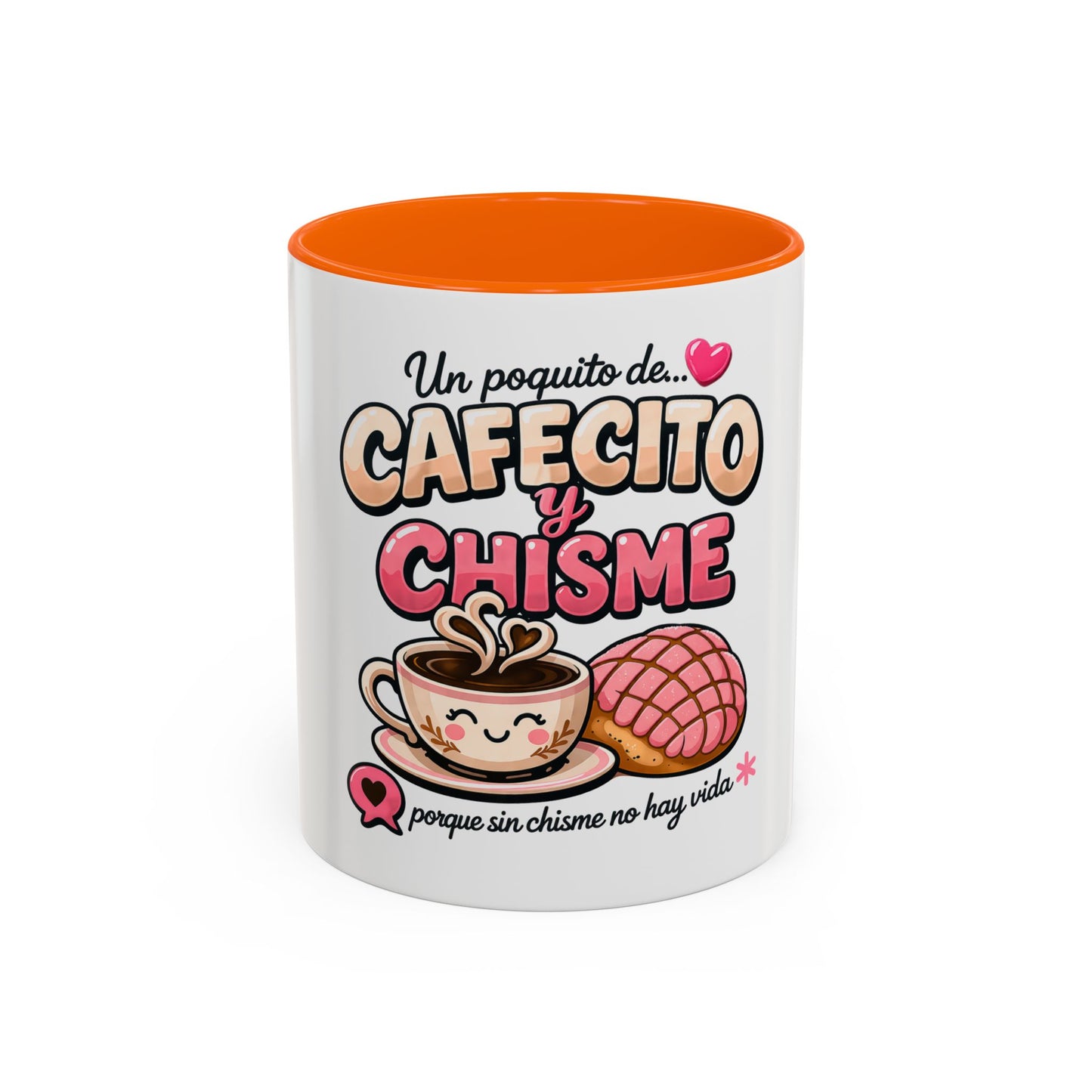 Cafecito y Chisme Accent Coffee Mug (11/15oz)