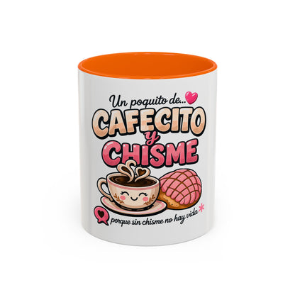 Cafecito y Chisme Accent Coffee Mug (11/15oz)