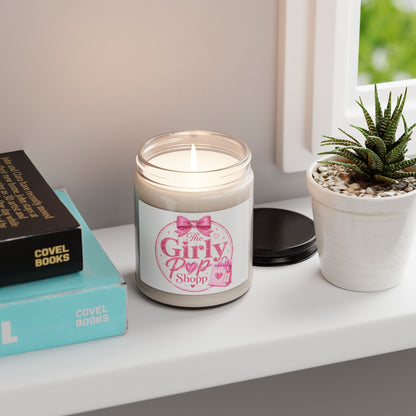 Girly Pop Shop Scented Candle — 9oz Pink Boutique Aroma