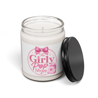 Girly Pop Shop Scented Candle — 9oz Pink Boutique Aroma