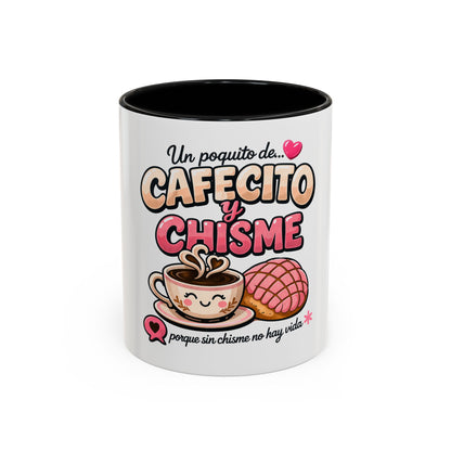 Cafecito y Chisme Accent Coffee Mug (11/15oz)
