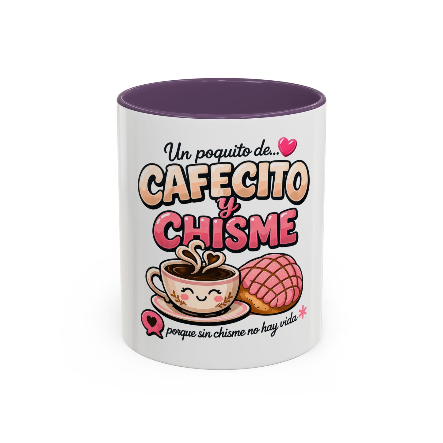 Cafecito y Chisme Accent Coffee Mug (11/15oz)