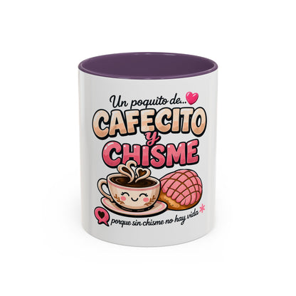 Cafecito y Chisme Accent Coffee Mug (11/15oz)