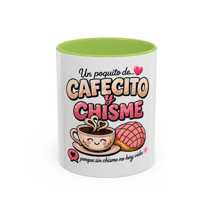 Cafecito y Chisme Accent Coffee Mug (11/15oz)