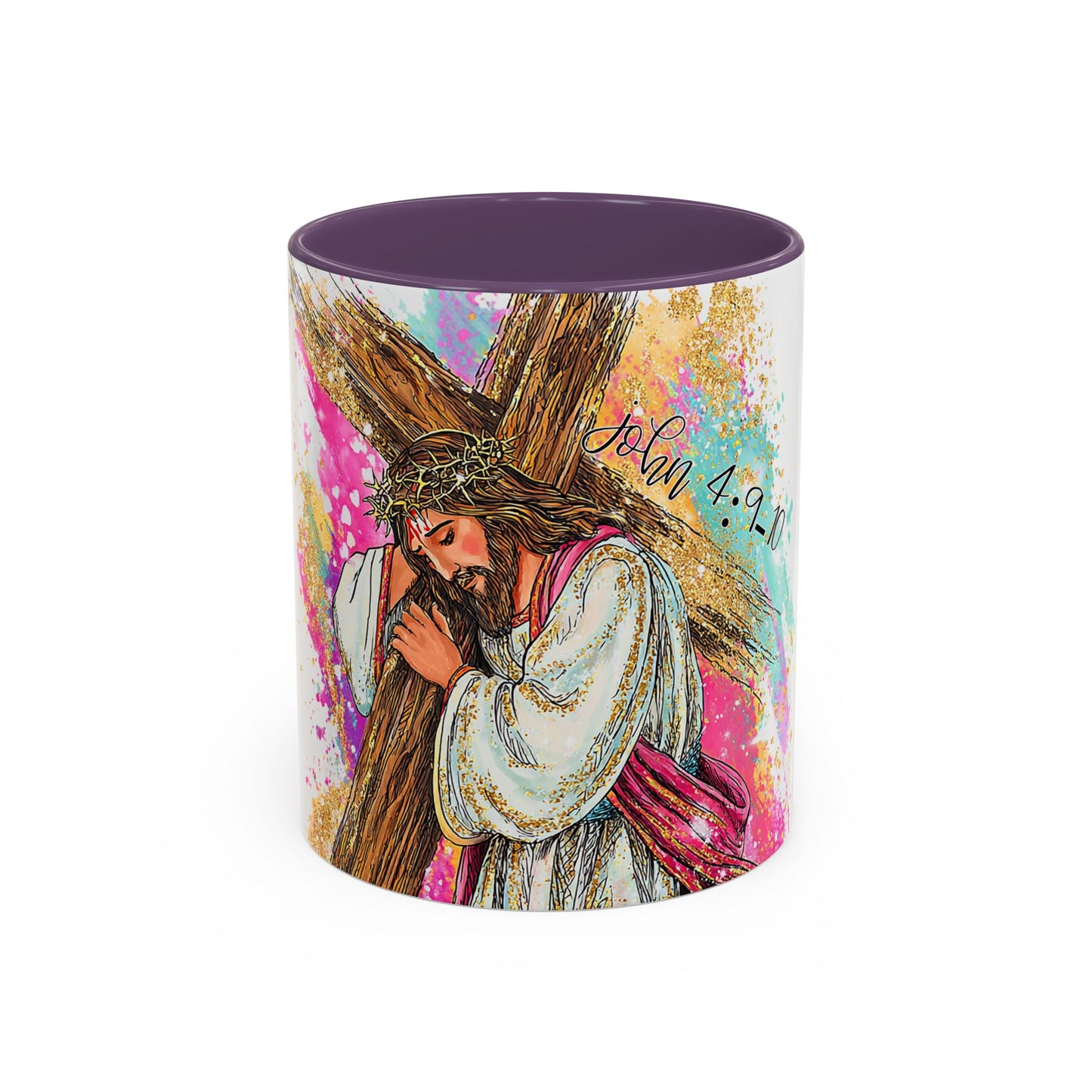 Jesus Carrying Cross Coffee Mug – John 4:9-10
