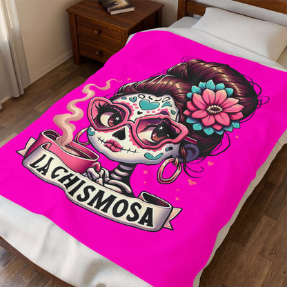 La Chismosa Plush Blanket