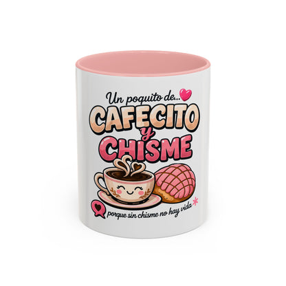 Cafecito y Chisme Accent Coffee Mug (11/15oz)