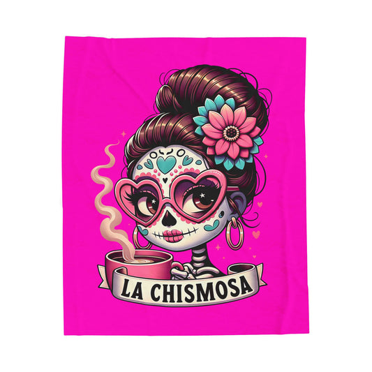La Chismosa Plush Blanket