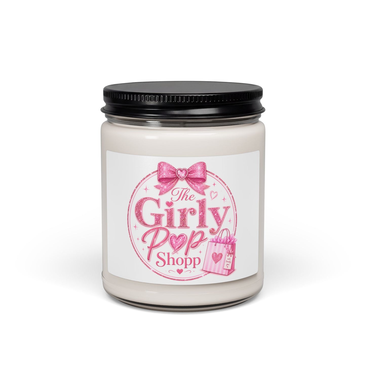 Girly Pop Shop Scented Candle — 9oz Pink Boutique Aroma