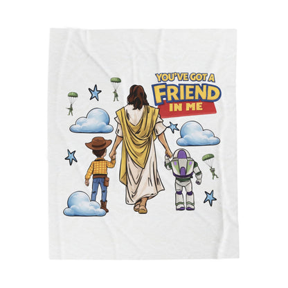Plush Blanket — "You've Got a Friend in Me" Cozy Movie-Inspired Throw