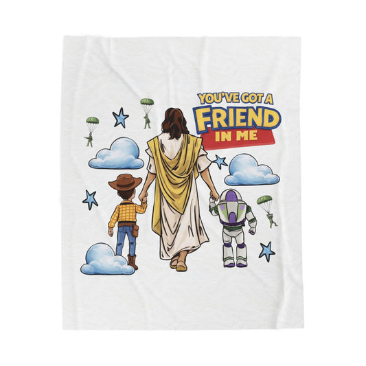 Plush Blanket — "You've Got a Friend in Me" Cozy Movie-Inspired Throw