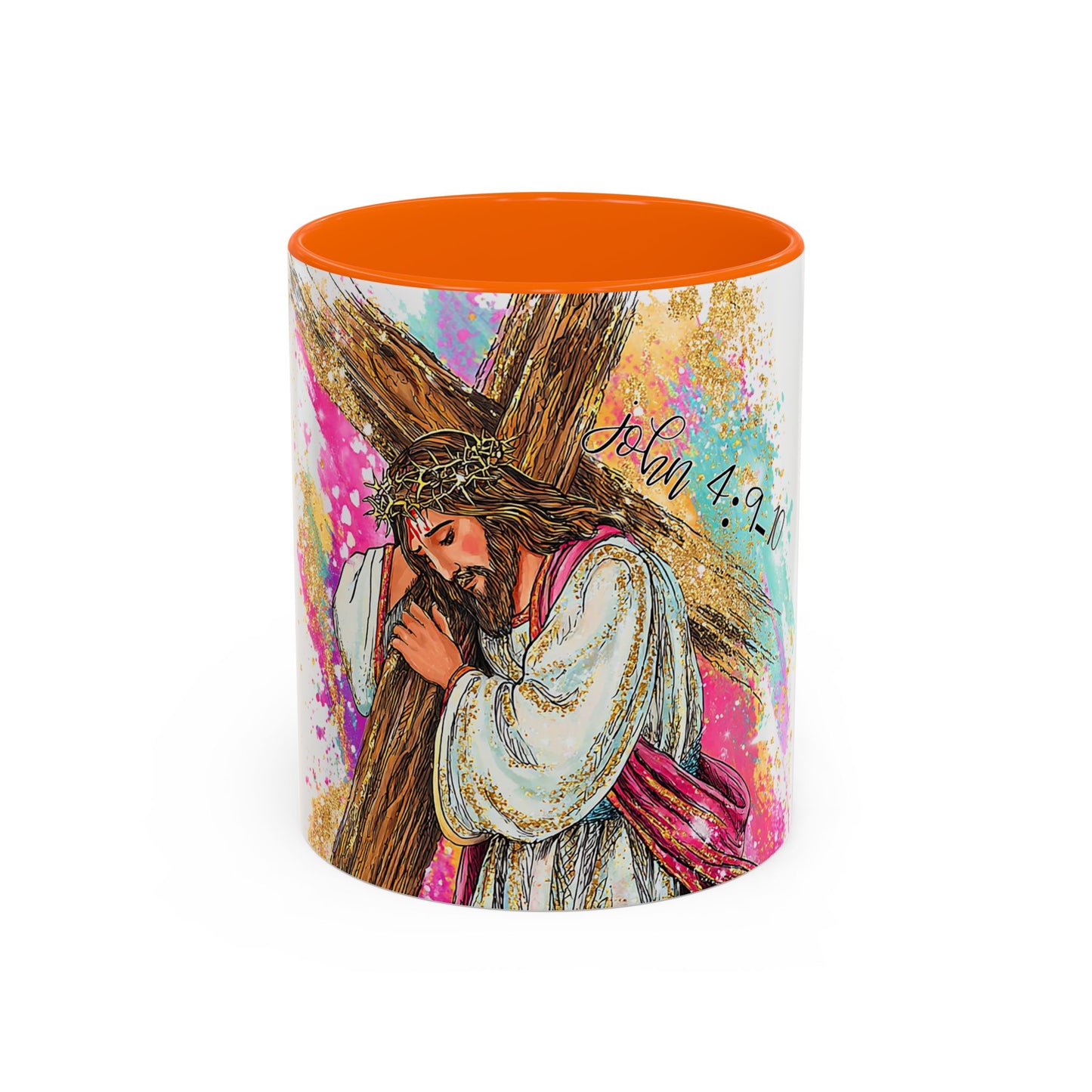Jesus Carrying Cross Coffee Mug – John 4:9-10